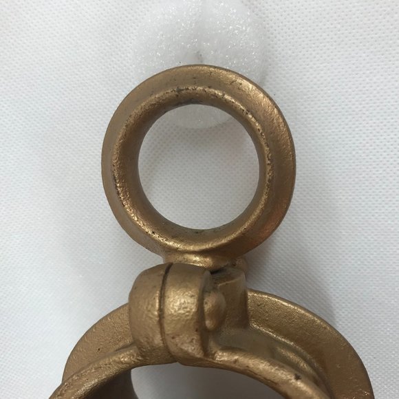 Antique Vintage Starline Cast Iron & Wood Barn Pulley X664 - Picture 11 of 12